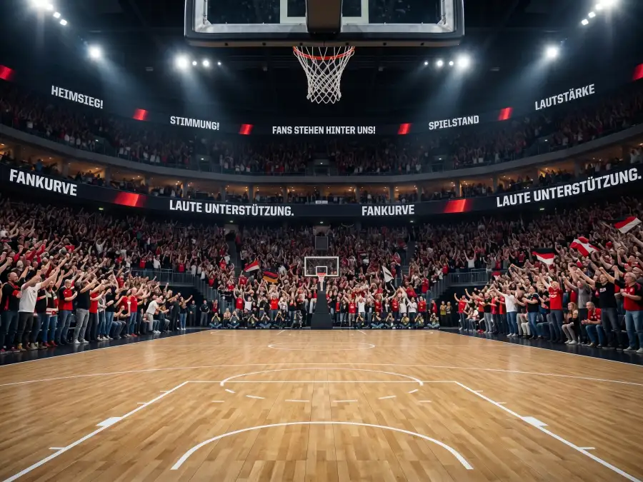 Volles NBA-Heimpublikum in großer Arena als Sinnbild für den quantifizierten Heimvorteil